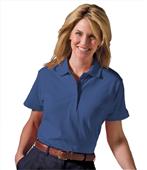 Edwards Womens Short Sleeve Soft Touch Pique Polo