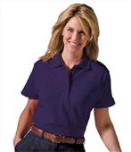 Edwards Womens Short Sleeve Soft Touch Pique Polo