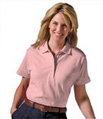 Edwards Womens Short Sleeve Soft Touch Pique Polo