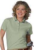 Edwards Womens Tipped Collar Dry-Mesh Polo Shirt Edwards Womens Tipped Collar Dry-Mesh Polo Shirt