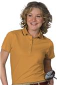 Edwards Womens Tipped Collar Dry-Mesh Polo Shirt