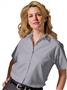 Edwards Womens Pinpoint Short Sleeve Oxford Shirt
