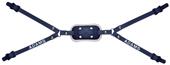 Adams Football 4-Point High Gel Chin Straps & Cup Adams Football 4-Point High Gel Chin Straps & Cup