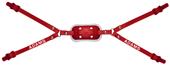 Adams Football 4-Point High Gel Chin Straps & Cup Adams Football 4-Point High Gel Chin Straps & Cup