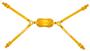 Adams Football 4-Point High Pro Chin Staps