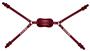 Adams Football 4-Point High Pro Chin Staps