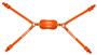 Adams Football 4-Point High Pro Chin Staps