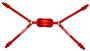 Adams Football 4-Point High Pro Chin Staps