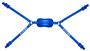 Adams Football 4-Point High Pro Chin Staps
