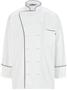 Edwards Unisex 12 Cloth Button Chef Coat