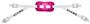 Adams Football 4-Point Low Pink Pro Chin Staps