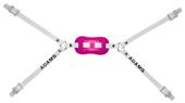 Adams Football 4-Point High Pink Pro Chin Staps