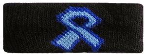 BLACK W/LT. BLUE RIBBON