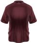 KZONE Cool Short Sleeve Shirt Loose Fit Maroon