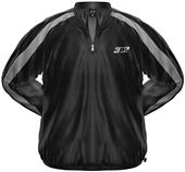 3n2 Rain Pullover Nylon Shell Jacket Black