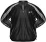 3n2 Rain Pullover Nylon Shell Jacket Black