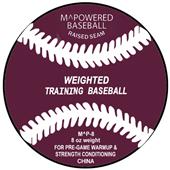M Powered 8 oz. Weighted Training Baseball (Dozen)