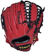 Vinci 12.75" Red Fielders Baseball Glove