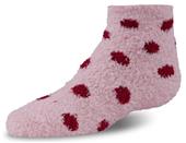 World's Softest Youth Cozy Spa Quarter Dot Socks