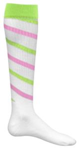 WHITE/FLUORESCENT GREEN/PINK