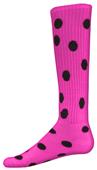 Red Lion Dots Knee High Athletic Socks Red Lion Dots Knee High Athletic Socks