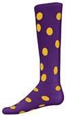 Red Lion Dots Knee High Athletic Socks Red Lion Dots Knee High Athletic Socks