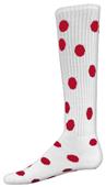 Red Lion Dots Athletic Socks