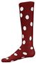 Red Lion Dots Athletic Socks