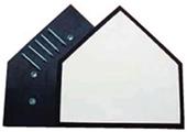 Pro Nine Baseball Official Save a Leg Home Plate