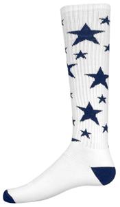 WHITE/NAVY STARS