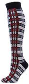 Red Lion Black/White/Red Plaid Socks Red Lion Black/White/Red Plaid Socks