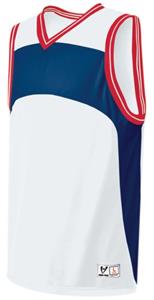 WHITE/NAVY/SCARLET