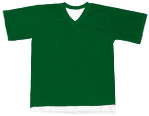 Outside: 18 - DARK GREEN, Inside: WHITE