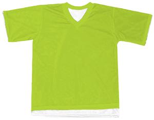Outside: 44 - NEON GREEN, Inside: WHITE