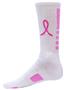 Red Lion Legend PINK Ribbon Basketball Crew Socks