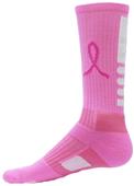 Red Lion Legend Pink Ribbon Crew Socks