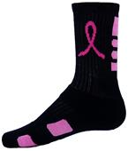 Red Lion Legend Pink Ribbon Crew Socks