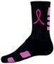 Red Lion Legend PINK Ribbon Basketball Crew Socks