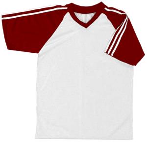 26 - WHITE/MAROON/WHITE