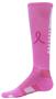 Red Lion Pegasus Pink Ribbon Athletic Socks