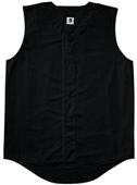 Mesh Sleeveless Button-Front Baseball Jerseys