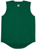 Mesh Sleeveless Button-Front Baseball Jerseys
