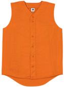 Mesh Sleeveless Button-Front Baseball Jerseys