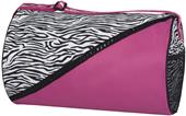 Sassi Designs Zebra Boutique Round Duffel Bag