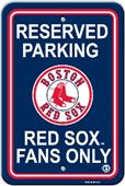 MLB Boston Red Sox Plastic Parking Sign MLB Boston Red Sox Plastic Parking Sign