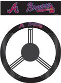 MLB Atlanta Braves Steering Wheel Cover MLB Atlanta Braves Steering Wheel Cover