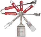 MLB Atlanta Braves 4 Piece BBQ Grilling Set