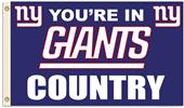 NFL You're in Giants Country 3' x 5' Flag NFL You're in Giants Country 3' x 5' Flag