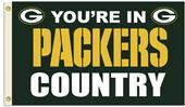 NFL You're in Packers Country 3' x 5' Flag NFL You're in Packers Country 3' x 5' Flag