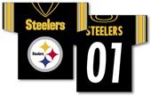 NFL Pittsburgh Steelers 2-Sided Jersey Banner NFL Pittsburgh Steelers 2-Sided Jersey Banner